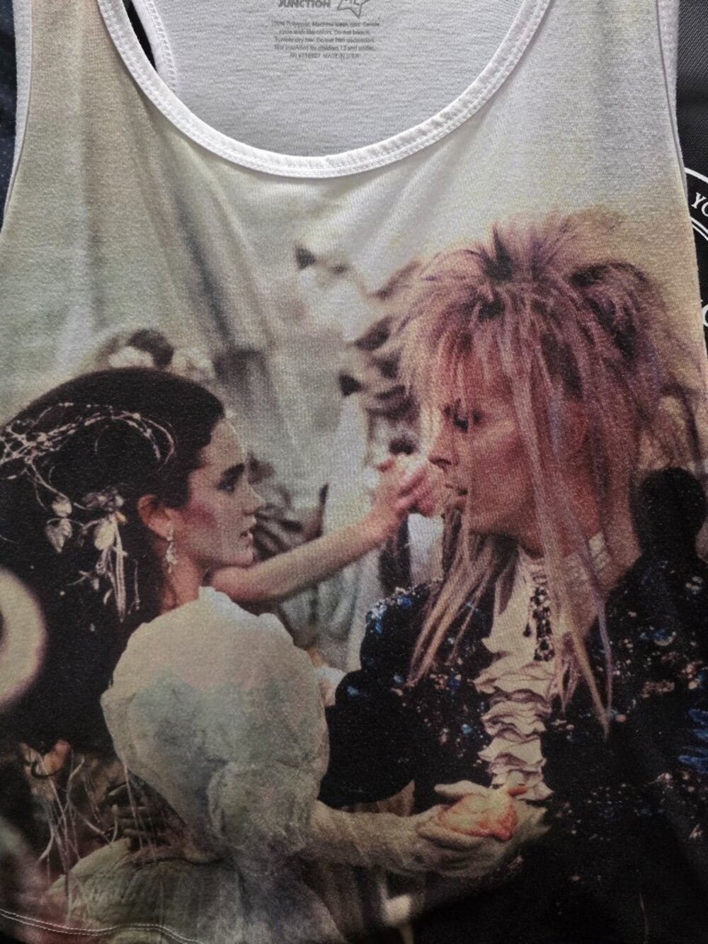 For Trades Only Labyrinth Hot Topic tank or custom Painted jean jacket